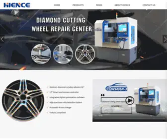 Tahience.com(Intelligent CNC wheel repair lathe) Screenshot