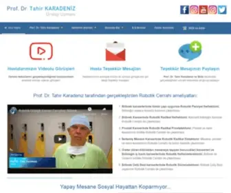 Tahirkaradeniz.com(Böbrek kanseri) Screenshot