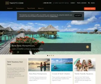 Tahiti-Explorer.com(Tahiti Vacation and Honeymoon Specialists) Screenshot