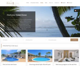 Tahiti-Homes-Immobilier.com(Tahiti Homes) Screenshot