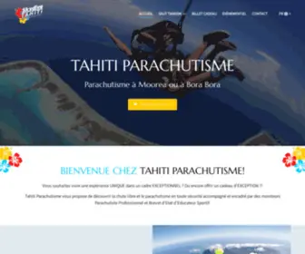 Tahiti-Parachutisme.com(Tahiti Parachutisme) Screenshot