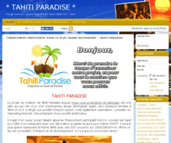 Tahiti-Paradise.com(Tahiti Paradise) Screenshot