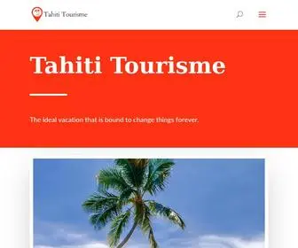 Tahiti-Tourisme.com.au(Tahiti Tourisme) Screenshot