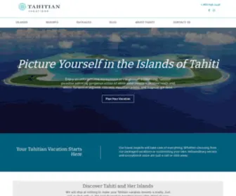 Tahitianvacations.com(Tahitian Vacations) Screenshot