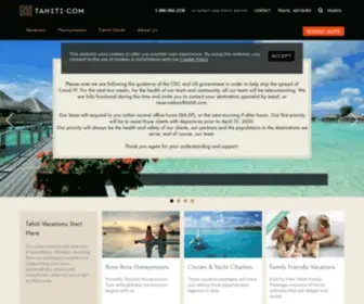 Tahiti.com(Tahiti Vacation and Honeymoon Specialists) Screenshot