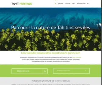 Tahitiheritage.pf(Tahiti Heritage) Screenshot