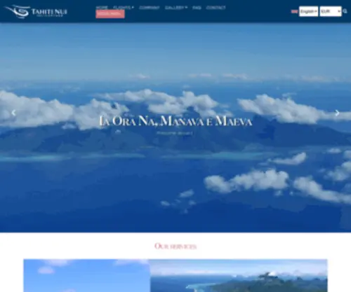 Tahitinuihelicopters.com(Tahiti Nui Helicopters) Screenshot