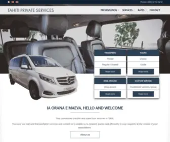 Tahitiprivateservices.com(Tahiti Private Services) Screenshot
