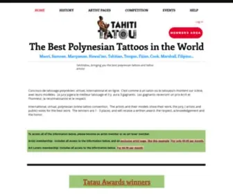 Tahititatou.com(Best polynesian tattoos) Screenshot