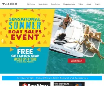 Tahoe-Boats.com(TAHOE Fiberglass Bowrider Runabouts and Deck Boats) Screenshot