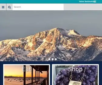 Tahoe.com(Lake Tahoe) Screenshot