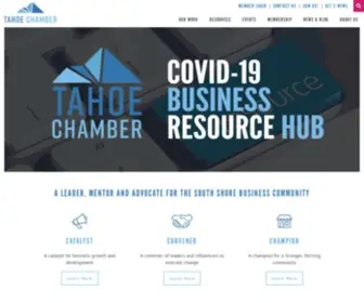 Tahoechamber.org(Tahoe Chamber) Screenshot