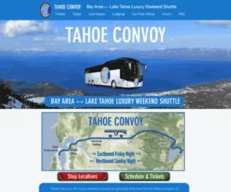 Tahoeconvoy.com(Tahoe Convoy) Screenshot