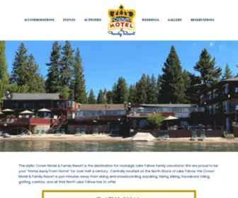 Tahoecrown.com(Lake Tahoe) Screenshot