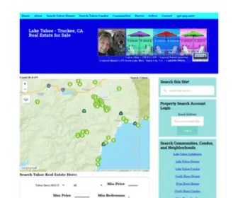 Tahoelaurarealestate.com(Lake Tahoe) Screenshot