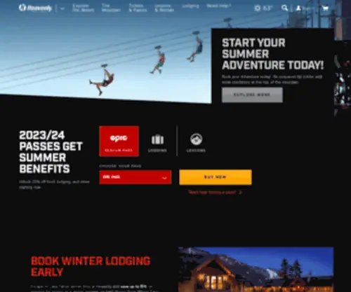 Tahoelodging.com(California Skiing & Snowboarding) Screenshot