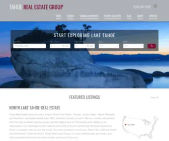 Tahoerealestategroup.com(North Lake Tahoe Real Estate) Screenshot