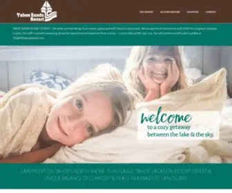 Tahoesandsresort.com(Tahoe Sands Resort) Screenshot