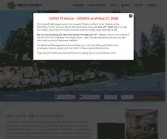 Tahoeseasons.com(Tahoe Seasons Resort) Screenshot