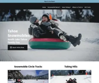 Tahoesnowmobiles.com(Tahoe Snowmobiles) Screenshot