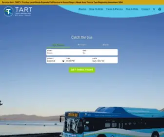 Tahoetruckeetransit.com(Transit for the Tahoe Area) Screenshot