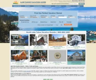 Tahoevacationguide.com(South Lake Tahoe Vacation Rentals) Screenshot