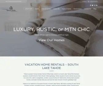 Tahoevhrs.com(Lake Tahoe Airbnbs & Vacation Home Rentals) Screenshot