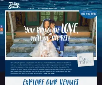 Tahoeweddingsites.com(Best Wedding Venues at Lake Tahoe) Screenshot