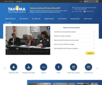 Tahomasd.us(Tahoma School District) Screenshot