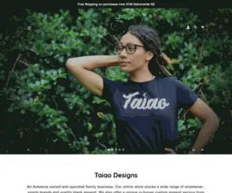 Taiaodesigns.co.nz(Taiao Designs) Screenshot