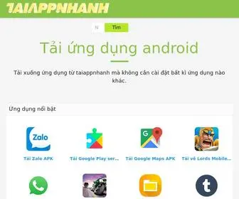 Taiappnhanh.com(Portal Home) Screenshot