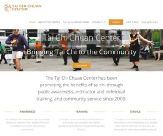 Taichichuancenter.org(Tai Chi Non Profit Organization since 2000) Screenshot