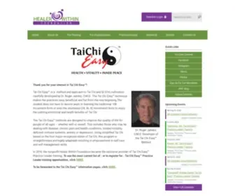 Taichieasy.org(Tai Chi Easy) Screenshot