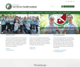 Taichiforhealthinstitute.org(About tchi the tai chi for health institute (tchi)) Screenshot