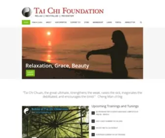 Taichifoundation.org(Tai Chi Foundation Inc) Screenshot
