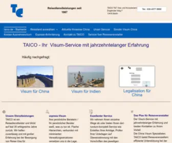 Taico.de(China Visum) Screenshot