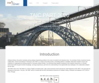 TaicPart.org(TAIC PART 2020) Screenshot