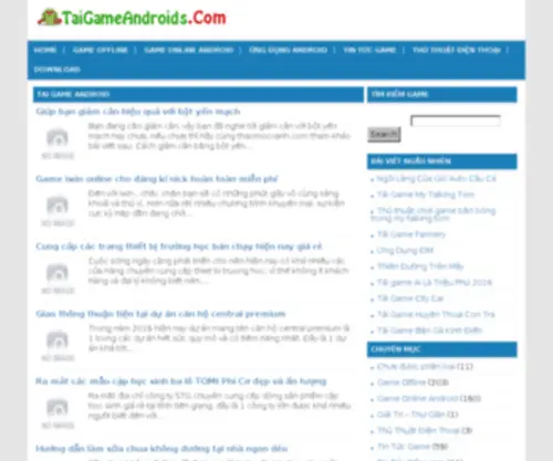 Taigameandroids.com(Taigameandroids) Screenshot