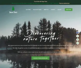 Taigatimes.com(Nature Tours from Helsinki) Screenshot