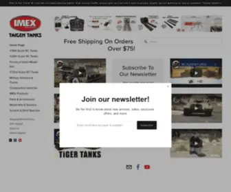 Taigentanks.com(Taigen Tanks) Screenshot