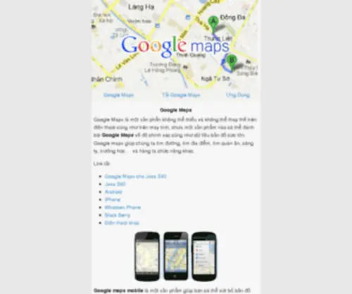 Taigooglemaps.com(Google Maps) Screenshot