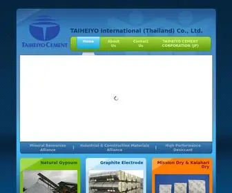 Taiheiyo.co.th(Natural Gypsum and Natural Anhydrite] Taiheiyo Cement) Screenshot