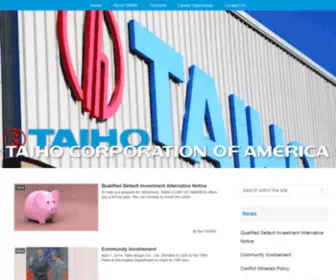 Taihousa.com(TAIHO Corporation of America) Screenshot