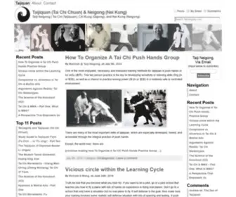 Taijineigong.com(Taijiquan (Tai Chi Chuan) & Neigong (Nei Kung)) Screenshot