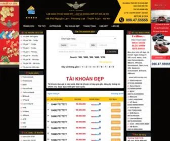 Taikhoandep.net(Tài) Screenshot