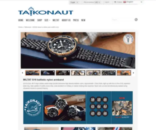 Taikonaut-Time.com(Taikonaut watch band) Screenshot