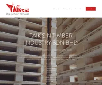 Taiksintimber.com.my(Taik Sin Timber Industry) Screenshot