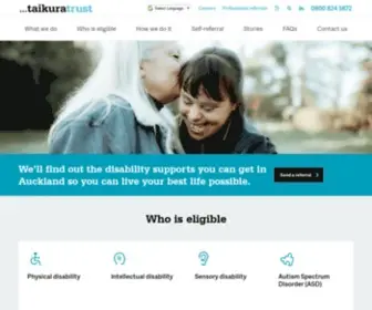 Taikura.org.nz(Taikura Trust) Screenshot