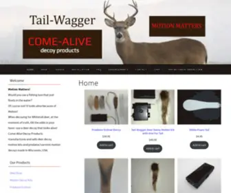 Tail-Wagger.com(Come-Alive Decoy Products) Screenshot