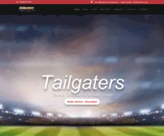 Tailgatersgrill.com(Tailgaters Sports Bar & Grill) Screenshot